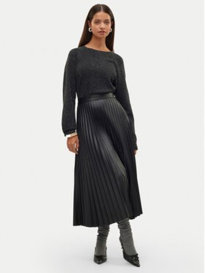 Vero Moda Spódnica z imitacji skóry Bella Holly 10319036 Czarny Regular Fit