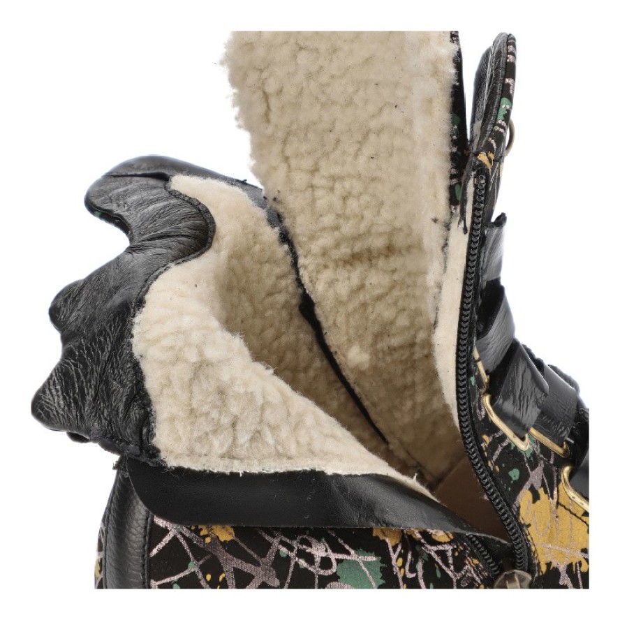 Żółte Botki Maciejka Modne Obuwie Damskie