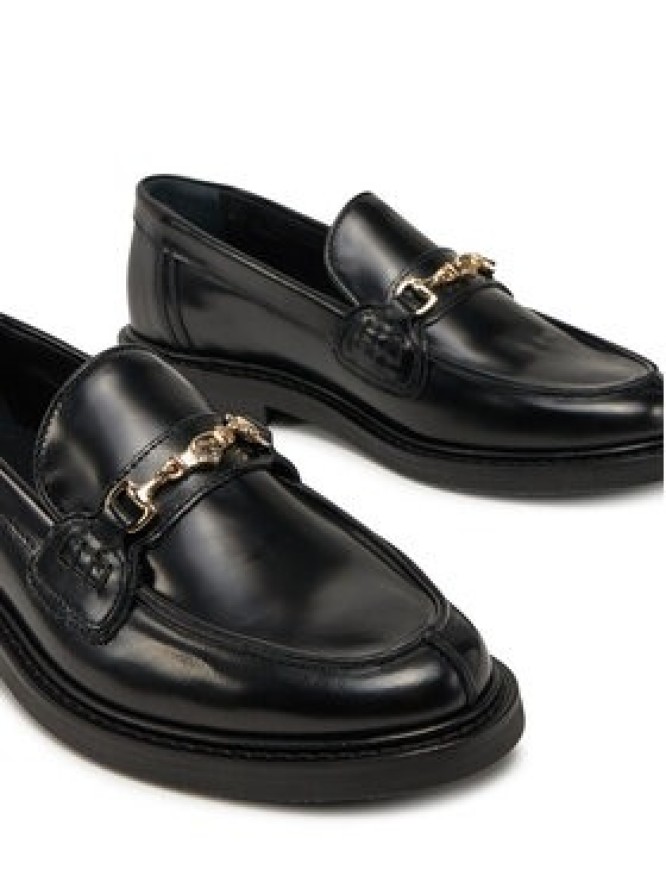 Filling Pieces Mokasyny Polido 44233191847 Czarny