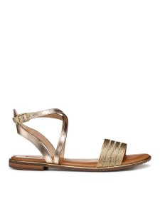 Geox Sandały D Sozy Plus D55DQF 02JN0 C2E2L Złoty