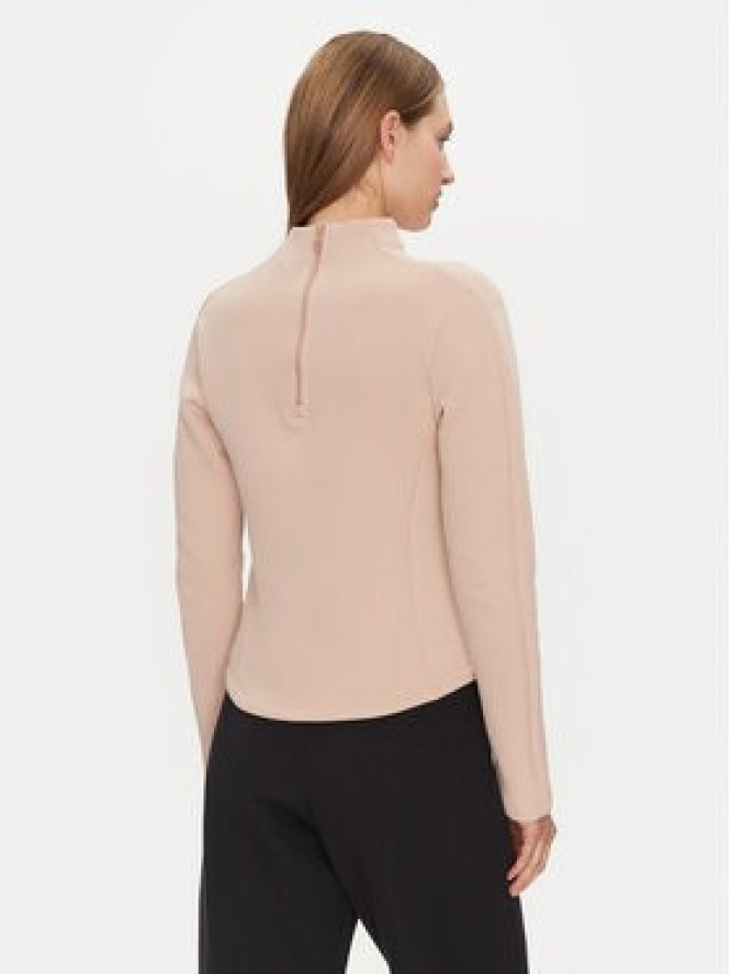 adidas Bluzka Structured Interlock JJ0938 Beżowy Slim Fit