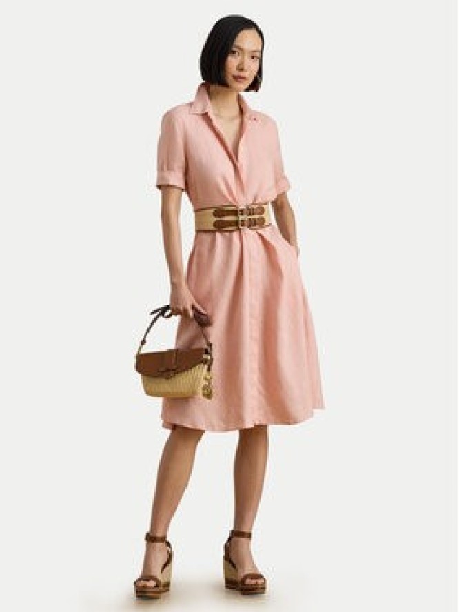 LAUREN RALPH LAUREN Sukienka koszulowa 200905667023 Różowy Regular Fit