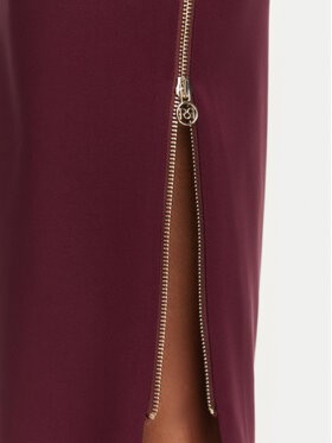 Rinascimento Spódnica ołówkowa CFC0130146003 Bordowy Slim Fit