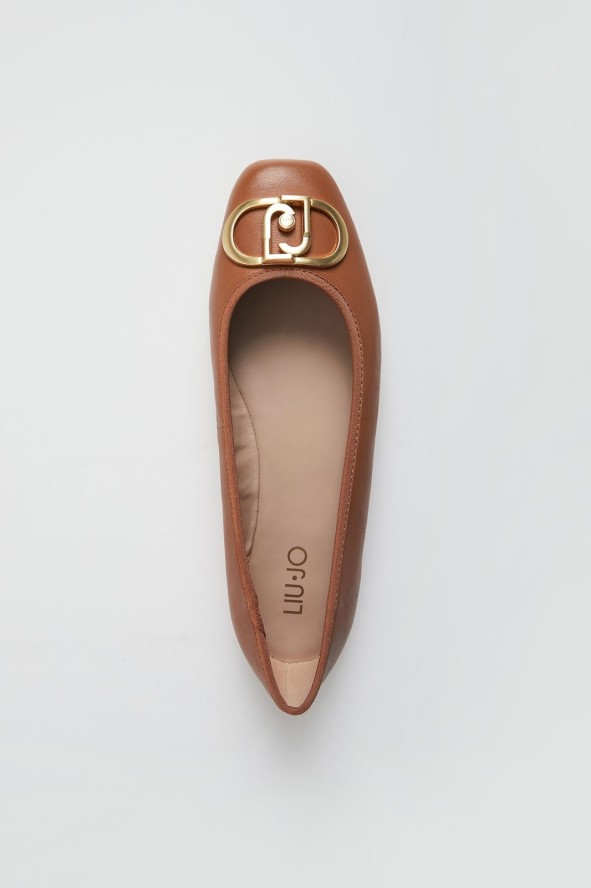 Baleriny skórzane LIU JO