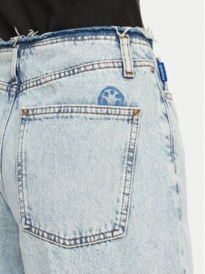 HUGO Jeansy Leni 50557022 Niebieski jasny Loose Fit