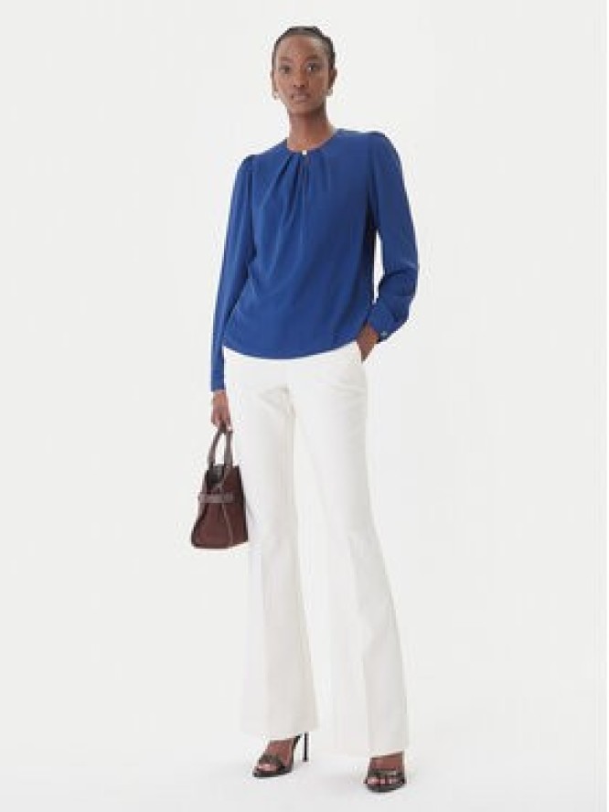 Rinascimento Bluzka CFC0127711003 Niebieski Slim Fit