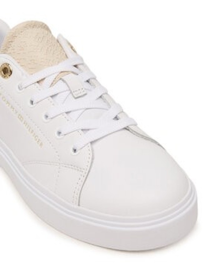 Tommy Hilfiger Sneakersy Th Feminine Cupsole Monogram FW0FW09606 Biały