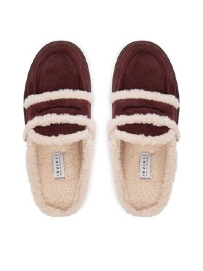 Inuikii Klapki Mule Wool 1004.017.0011 Brązowy ciemny