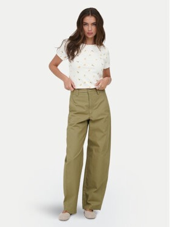 ONLY T-Shirt Fenja 15347986 Biały Slim Fit