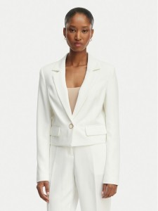 Guess Marynarka W6GN03 W1742 Biały Regular Fit