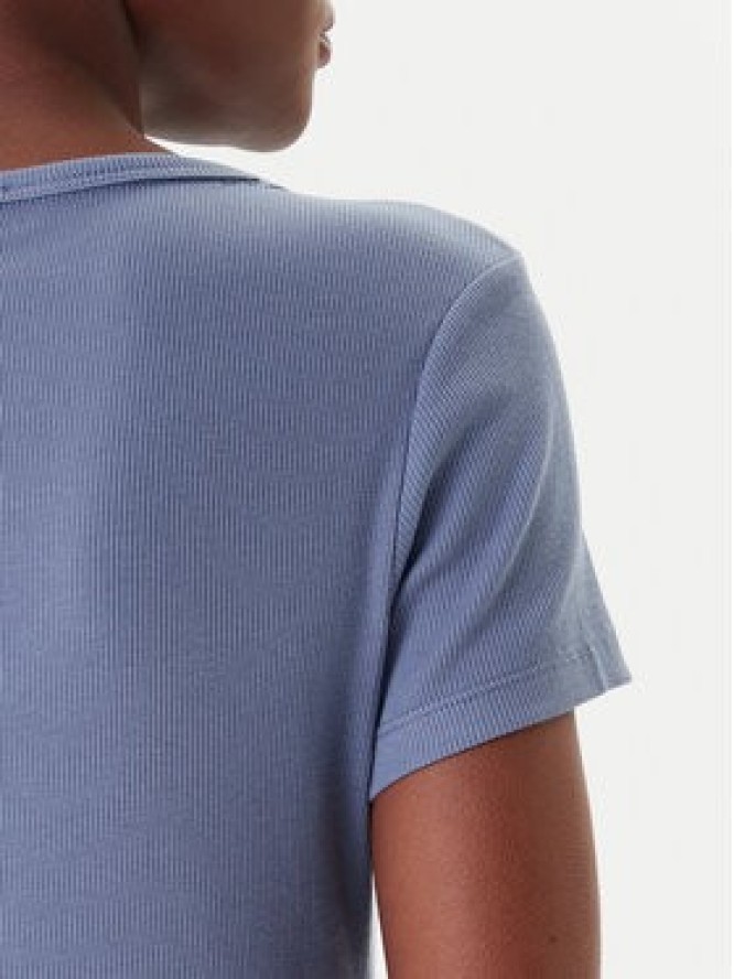 Tommy Jeans T-Shirt Essential DW0DW17385 Niebieski Slim Fit