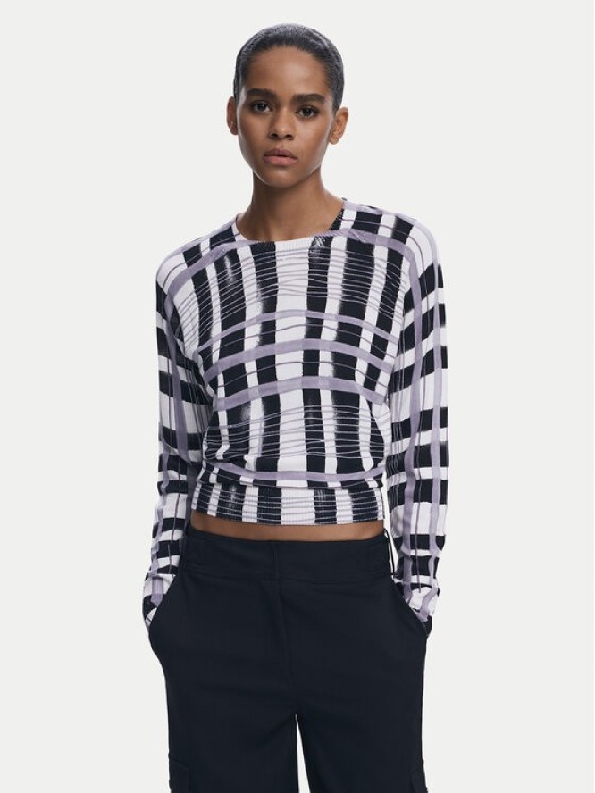 Desigual Sweter Noruega 25WWJF41 Czarny Regular Fit