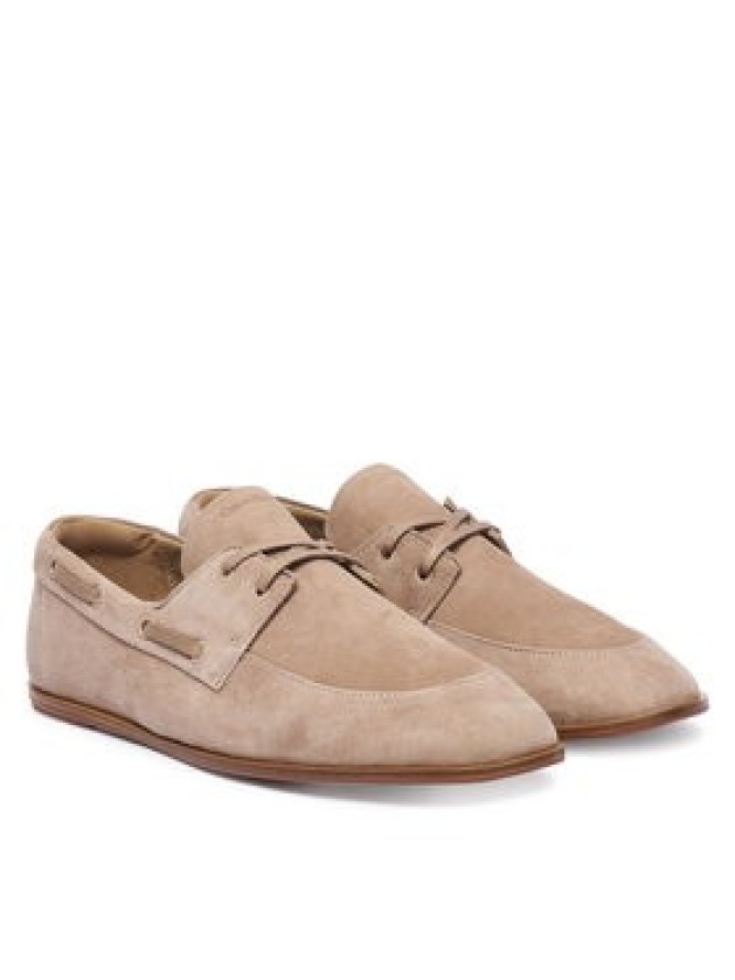 Calvin Klein Półbuty Ess Boatshoe Suede HW0HW03290 Szary