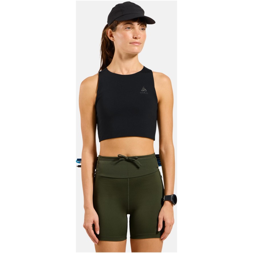 Koszulka tech. bez rękawów damska ODLO Tank crop X-ALP TRAIL CARGO