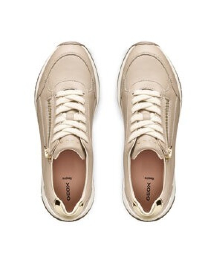 Geox Sneakersy D Desya D6600A 085BN C5379 Beżowy