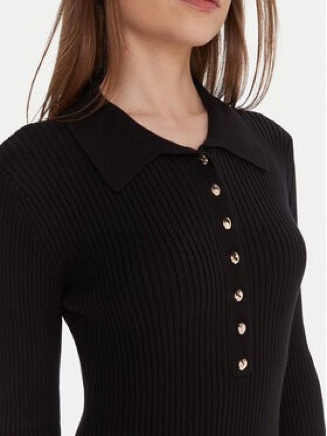 French Connection Sukienka dzianinowa 71ZJB Czarny Slim Fit