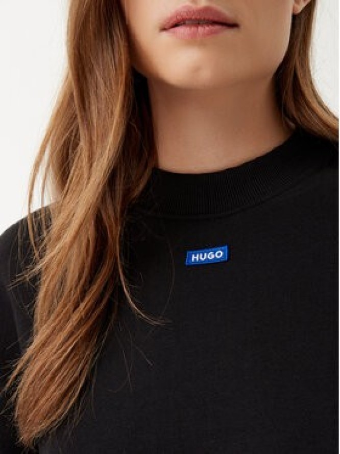 HUGO Bluza Delessa 50534344 Czarny Regular Fit