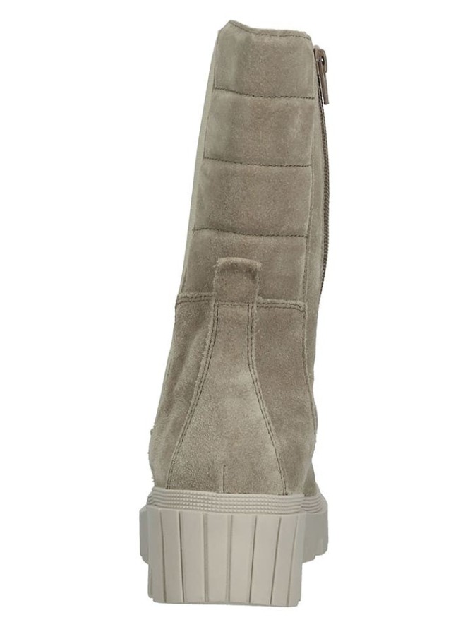 Gabor Skórzane sztyblety w kolorze szarym rozmiar: 37,5