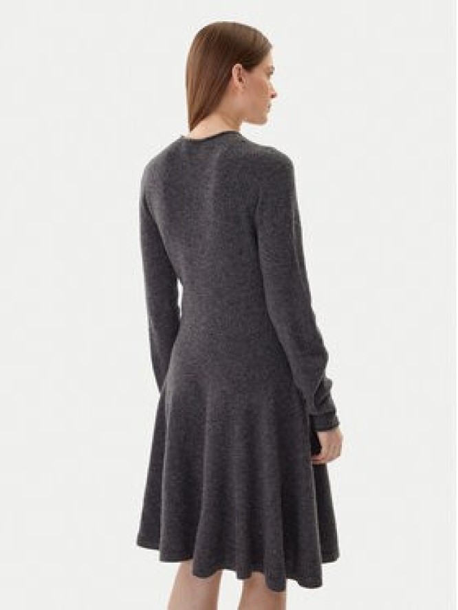 Lacoste Sukienka dzianinowa EF4161 Szary Regular Fit