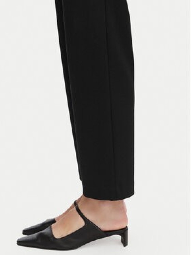 Calvin Klein Spodnie materiałowe LV044F659G Czarny Straight Fit