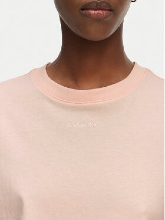 Calvin Klein T-Shirt 20s Classic Logo LV147C857G Różowy jasny Regular Fit