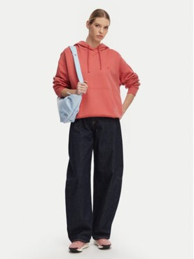 Quiksilver Bluza Esential Hoodie EQWFT03191 Koralowy Regular Fit