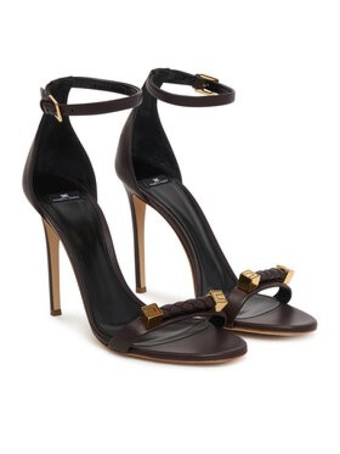 Elisabetta Franchi Sandały SA12L61E2 Brązowy