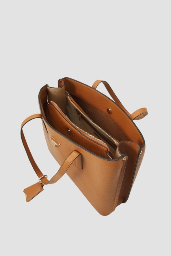 GUESS Brązowa shopperka damska Meridian Girlfriend