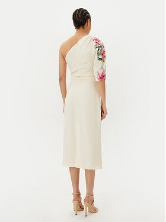 TWINSET Sukienka letnia 251LB2UDD Biały Regular Fit