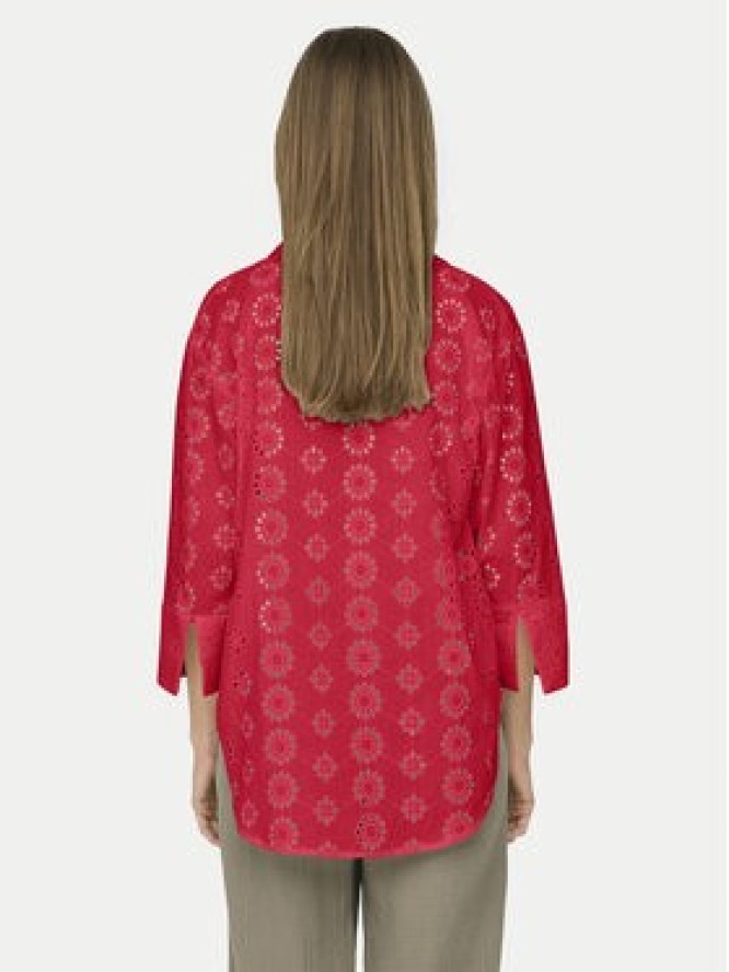 JDY Koszula Tallie 15292179 Czerwony Regular Fit