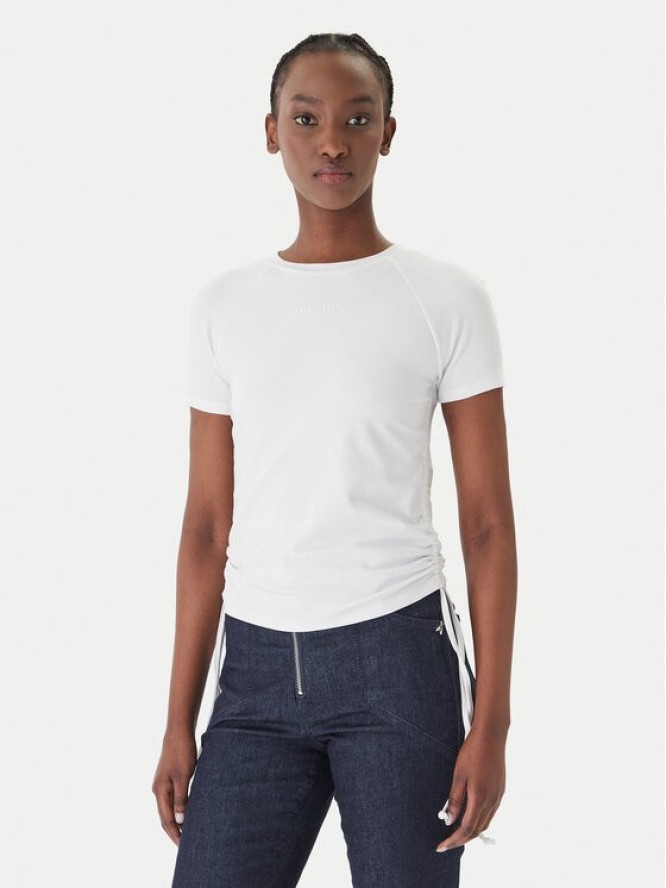 Patrizia Pepe T-Shirt 2M4549/J416-W103 Biały Reglan Fit