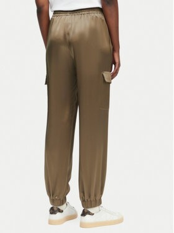 Guess Spodnie materiałowe W5GB08 WG7C0 Brązowy Slim Fit