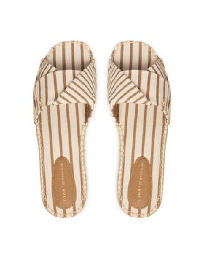 Tommy Hilfiger Klapki Canvas FW0FW09140 Beżowy