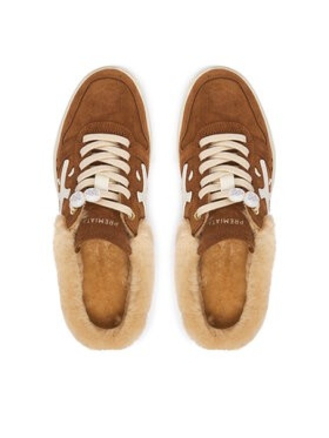 Premiata Sneakersy Micol Var 7016M Brązowy