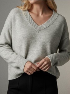 Sweter - szary