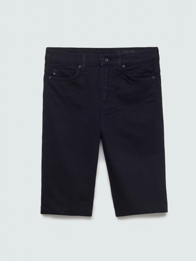 szorty damskie jeansowe czarne caroline 901