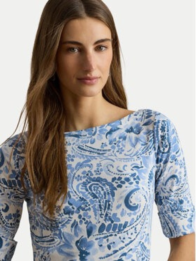 LAUREN RALPH LAUREN Sukienka codzienna 200B22023001 Niebieski jasny Slim Fit