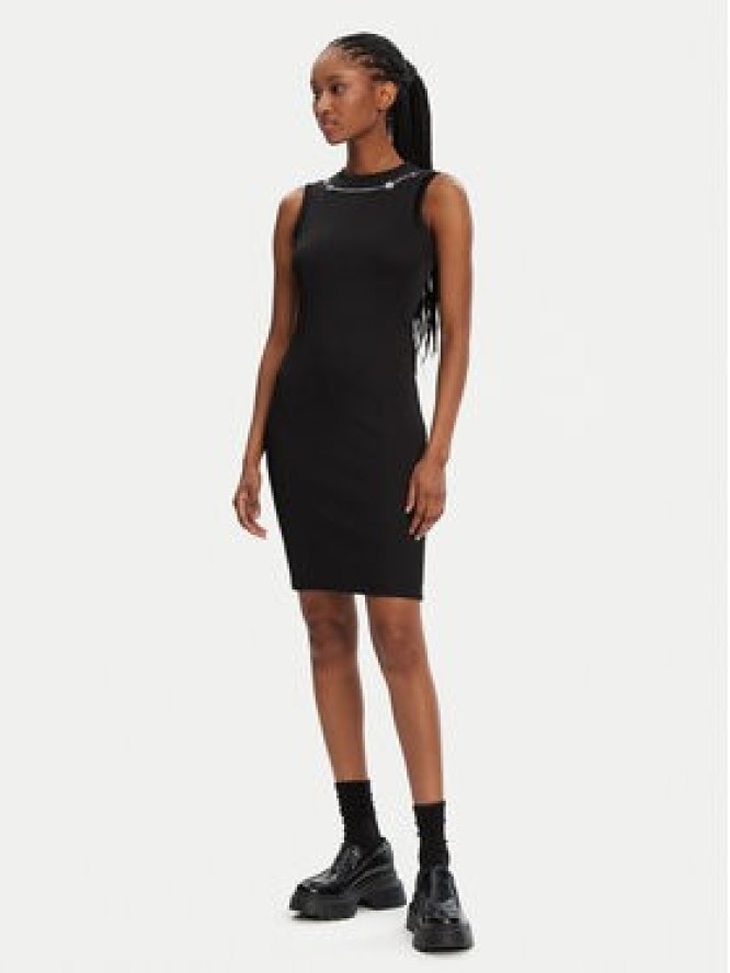 HUGO Sukienka codzienna Naloita 50530443 Czarny Slim Fit