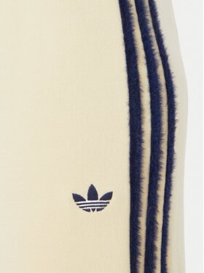 adidas Spodnie dresowe Firebird KS7363 Kremowy Regular Fit