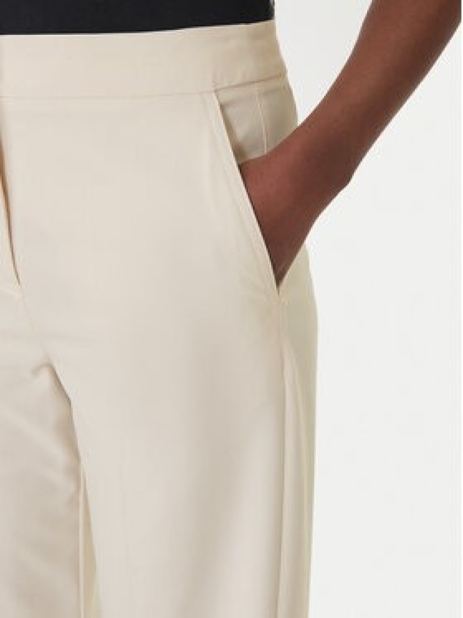 Marella Spodnie palazzo Sequoia 2613131211 Biały Wide Leg