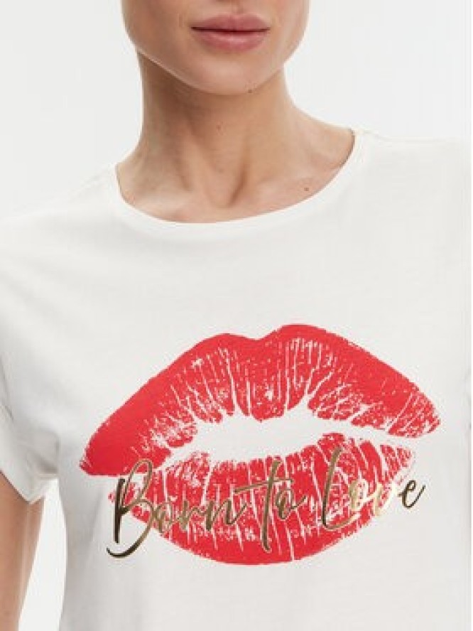 Morgan T-Shirt 251-DVALA Biały Regular Fit