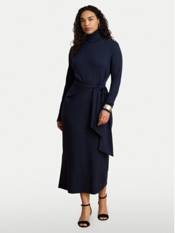 LAUREN RALPH LAUREN Sukienka dzianinowa 200980028008 Granatowy Slim Fit
