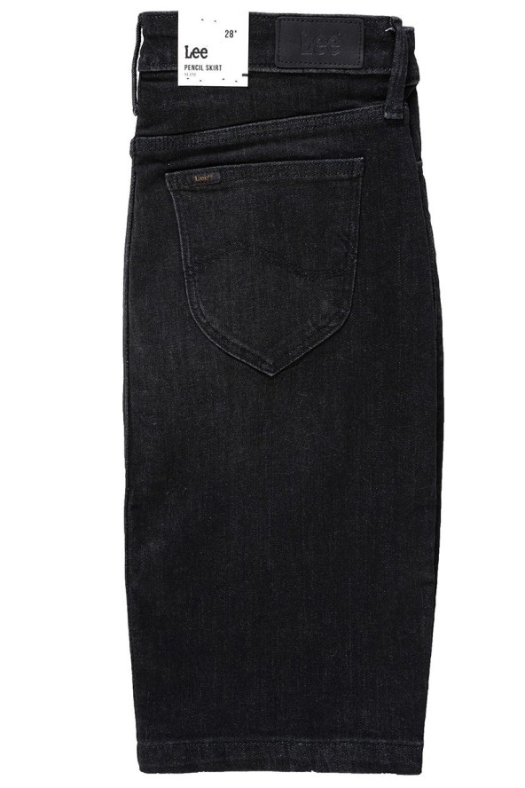 SPÓDNICA JEANSOWA LEE PENCIL SKIRT BLACK ORRICK L38GDWJN 112108169