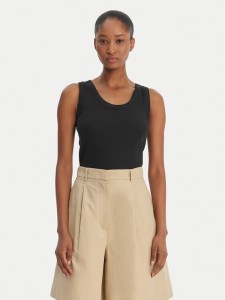 Weekend Max Mara Top Multic 2615941012 Czarny Regular Fit