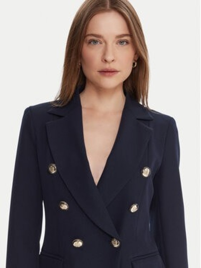 Maryley Marynarka 25IB139/43BL Granatowy Regular Fit