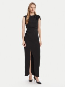 Rinascimento Sukienka wieczorowa CFC0020094002 Czarny Slim Fit