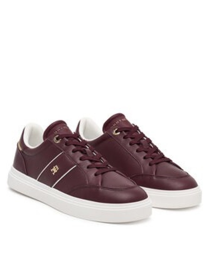 Tommy Hilfiger Sneakersy Th Feminine Cupsole FW0FW09600 Brązowy