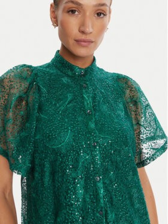 Bruuns Bazaar Sukienka koktajlowa Palm Philly BBW4541 Zielony Loose Fit