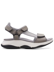 Clarks Sandały "Wave2.0 Skip" w kolorze szarym rozmiar: 39,5