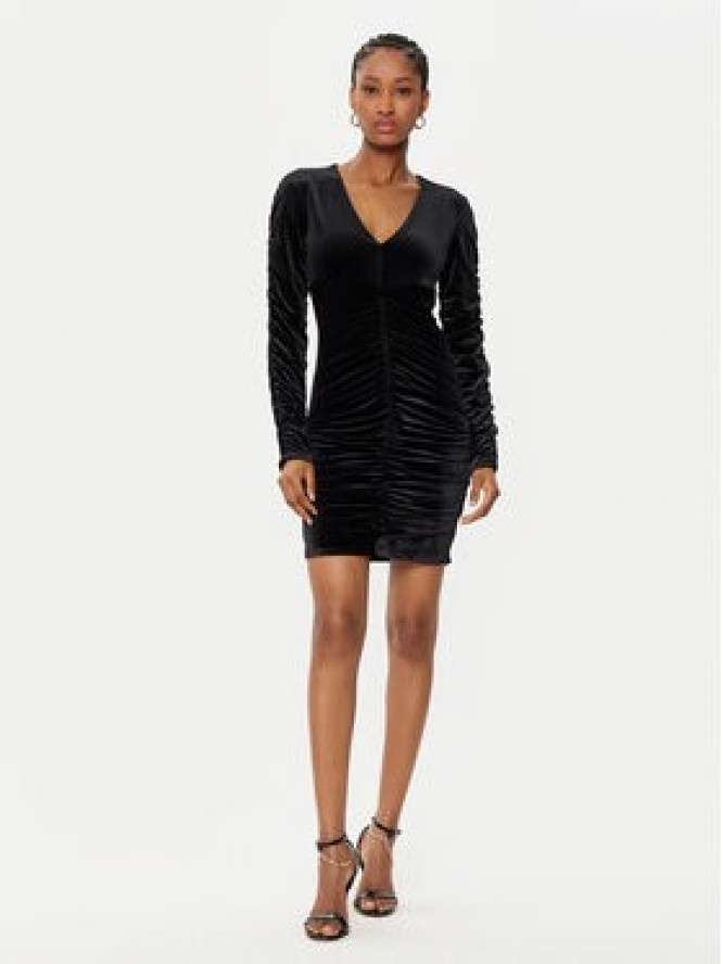 Guess Sukienka koktajlowa W5RK30 KCM62 Czarny Bodycon Fit